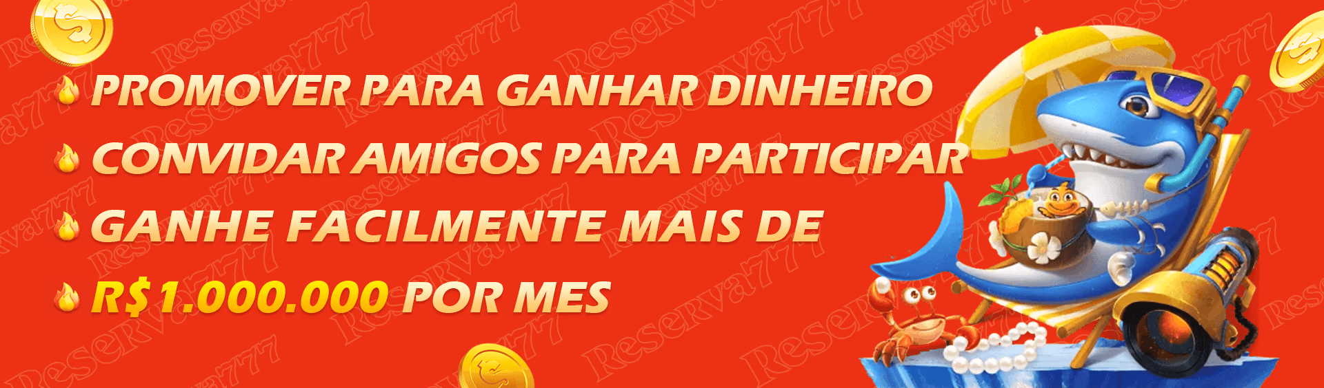 Imagem promocional da plataforma oficial do cassino